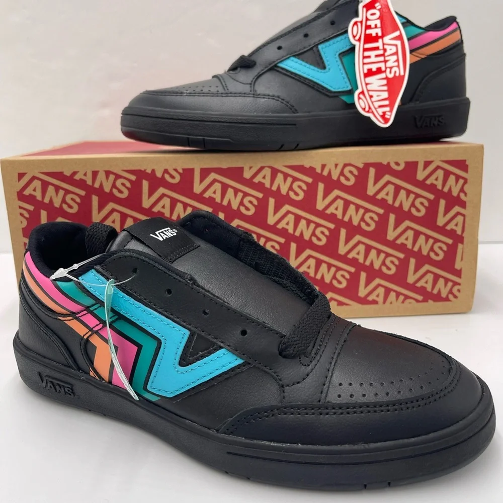 Vans Men’s Lowland Cc (Fader) Black/Multi
VN0A4TZY9OL
 Black Multicolor Sneakers - Picture 13 of 16